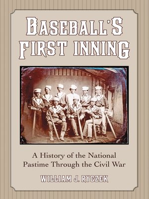 cover image of Baseball's First Inning